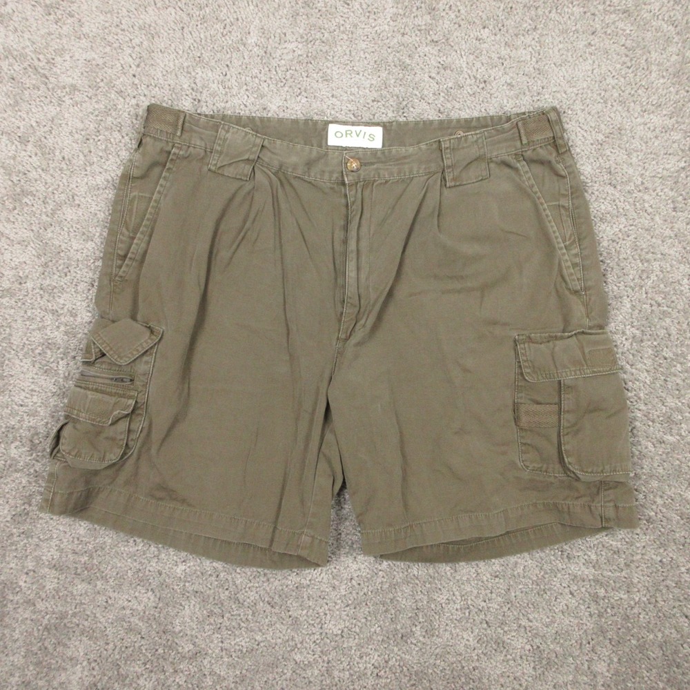 Orvis Shorts Mens 40 Olive Green Cargo Fly Fishing‎ Outdoor Workwear Hiking Walk